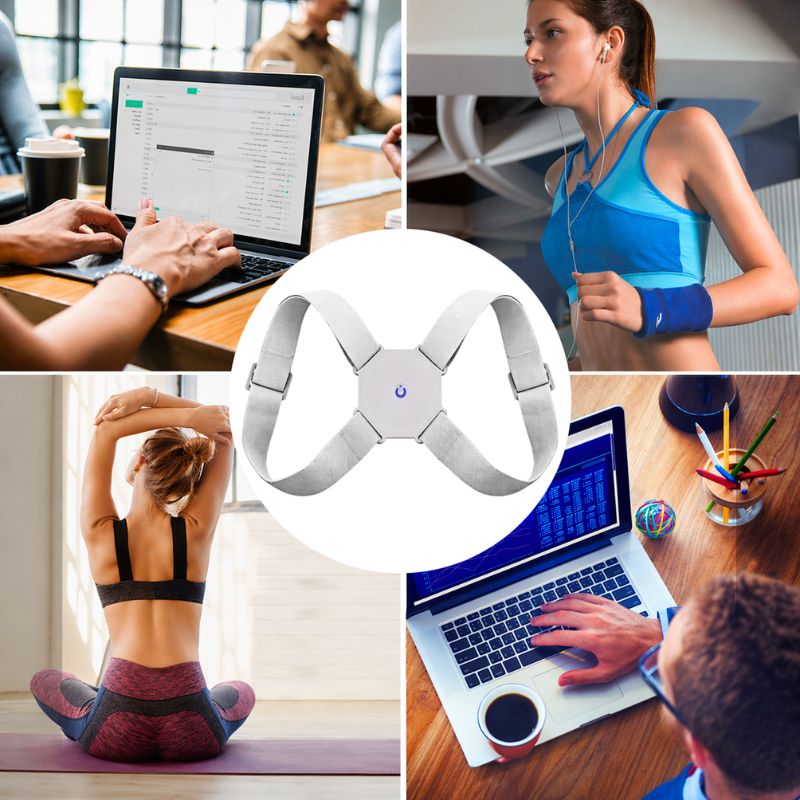 CORRECTOR DE HÁBITO DE MALA POSTURA CON SENSOR Y VIBRACIÓN