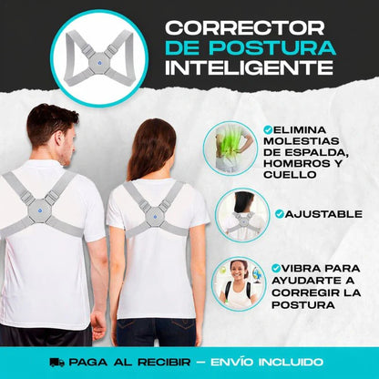 CORRECTOR DE HÁBITO DE MALA POSTURA CON SENSOR Y VIBRACIÓN