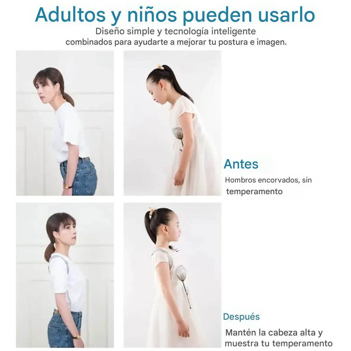 CORRECTOR DE HÁBITO DE MALA POSTURA CON SENSOR Y VIBRACIÓN